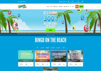 costa bingo reviews|costa bingo home page.